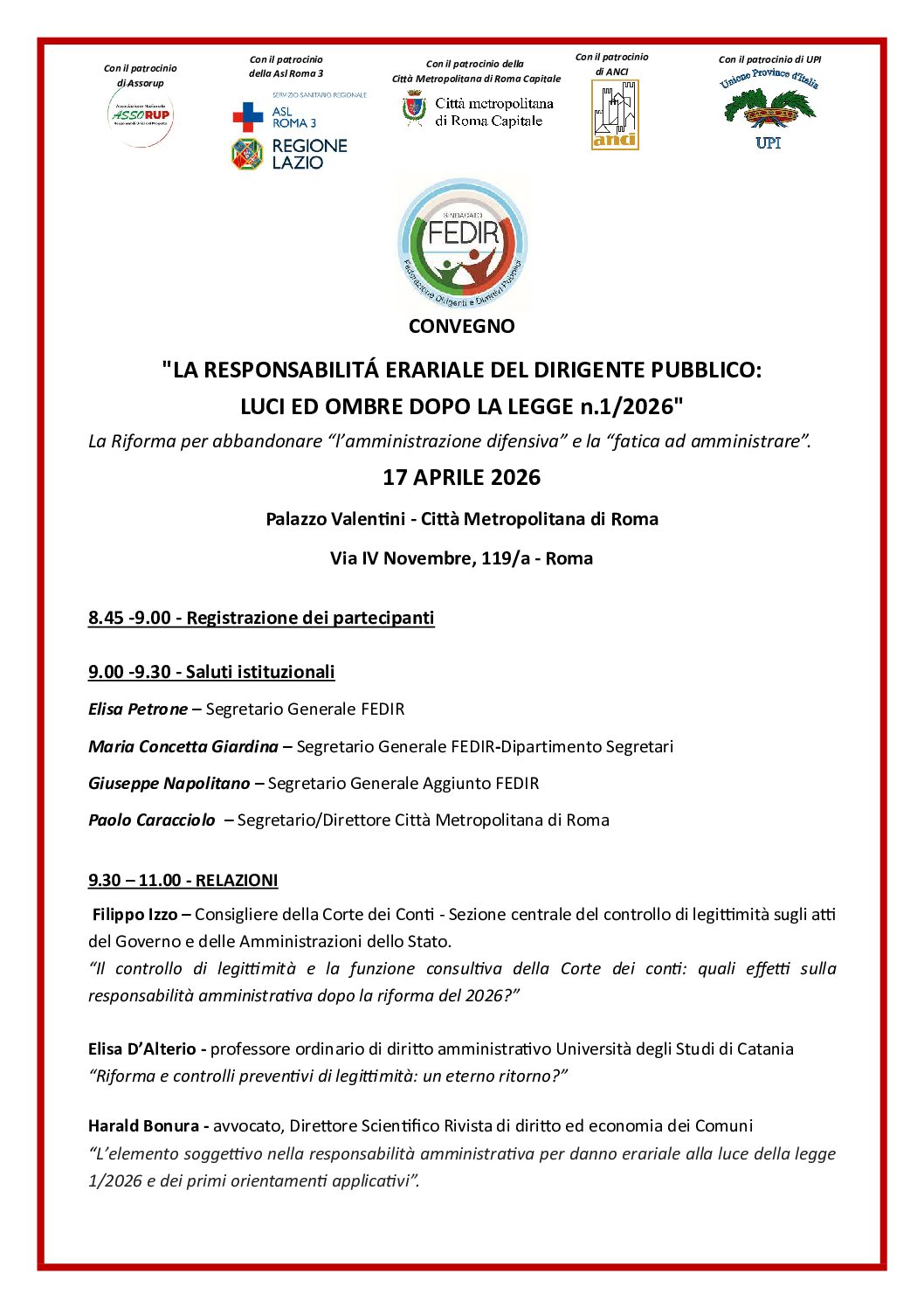 La responsabilità erariale del dirigente pubblico: luci ed ombre dopo la legge n. 1/2026
